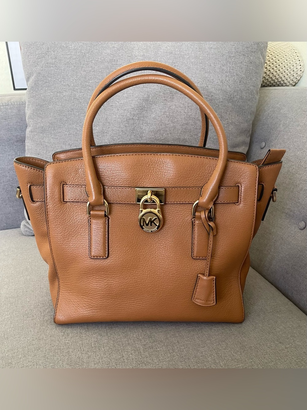 MICHAEL Michael Kors Women's Hamilton Satchel, Acorn, One Size